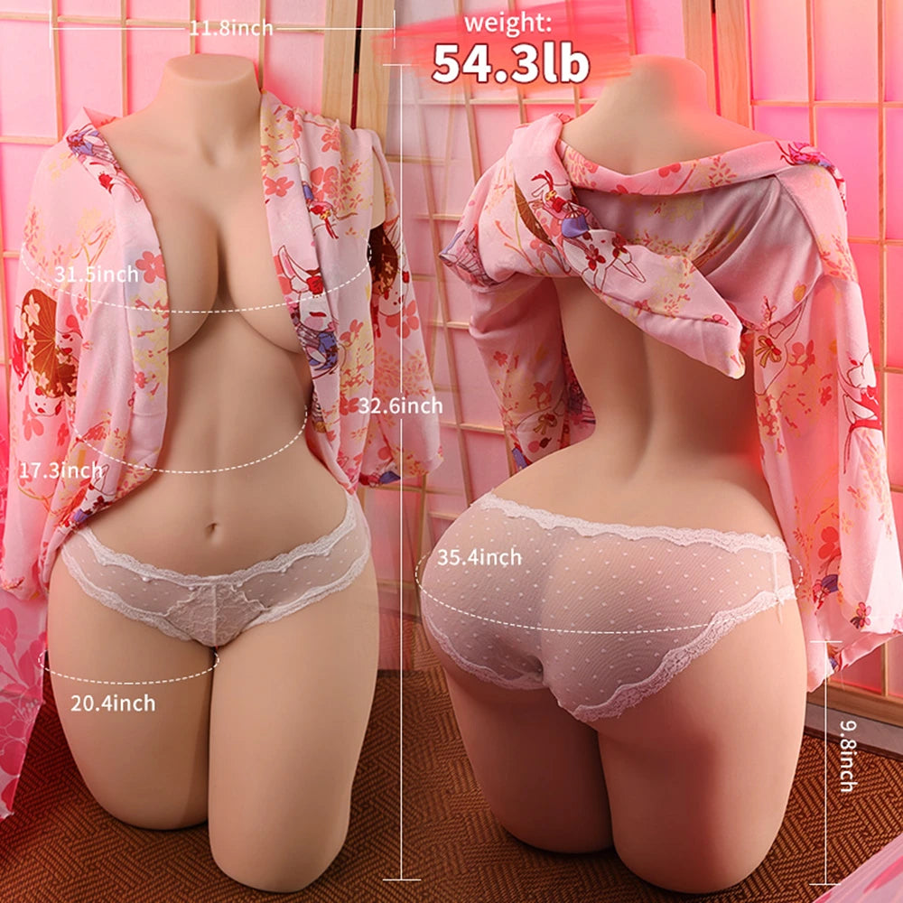 Caroline-54.3LB Full Size Gell Big Breast Torso