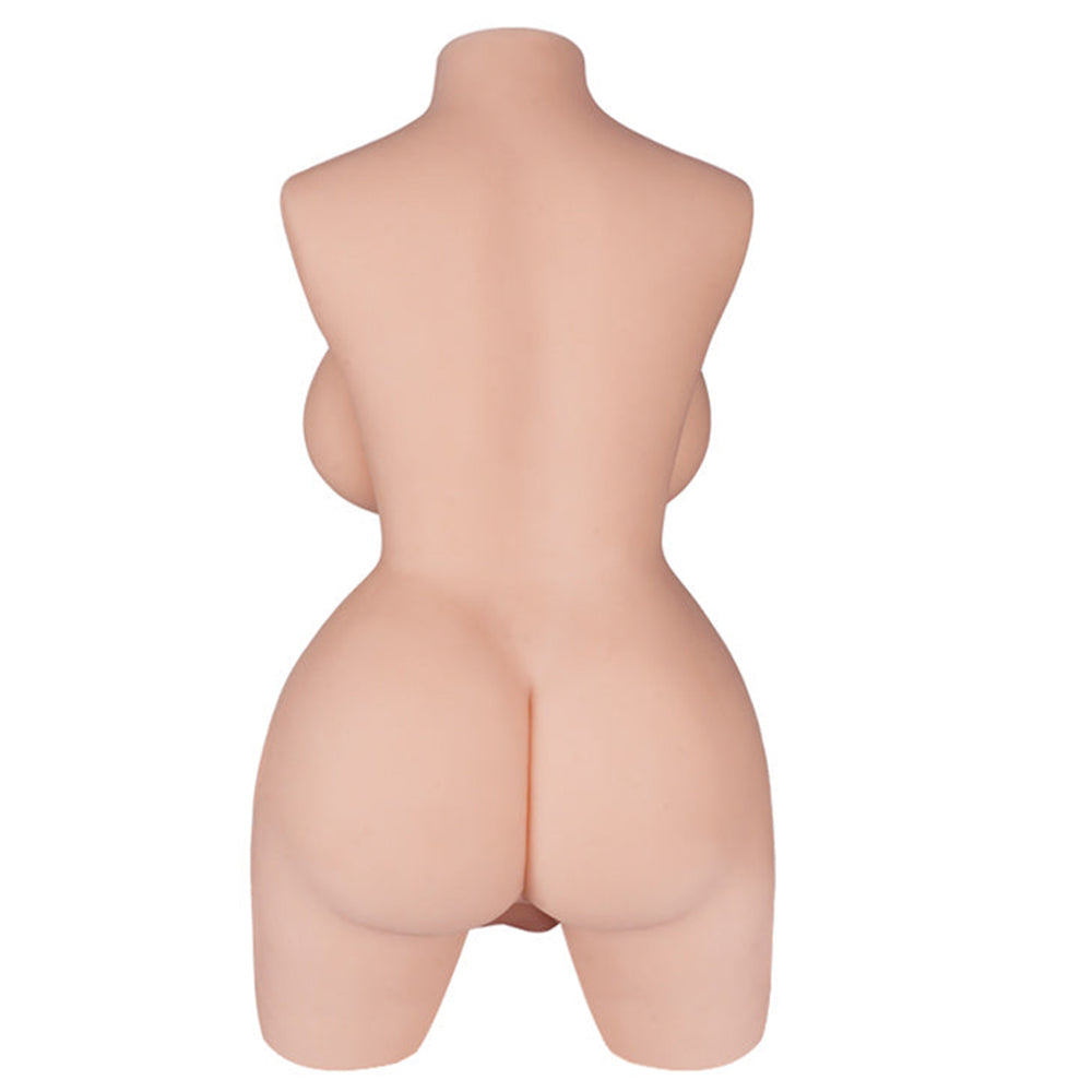 Claudia-21LB Shemale Sex Torso with 7.1" X 1.6" Big Dildo