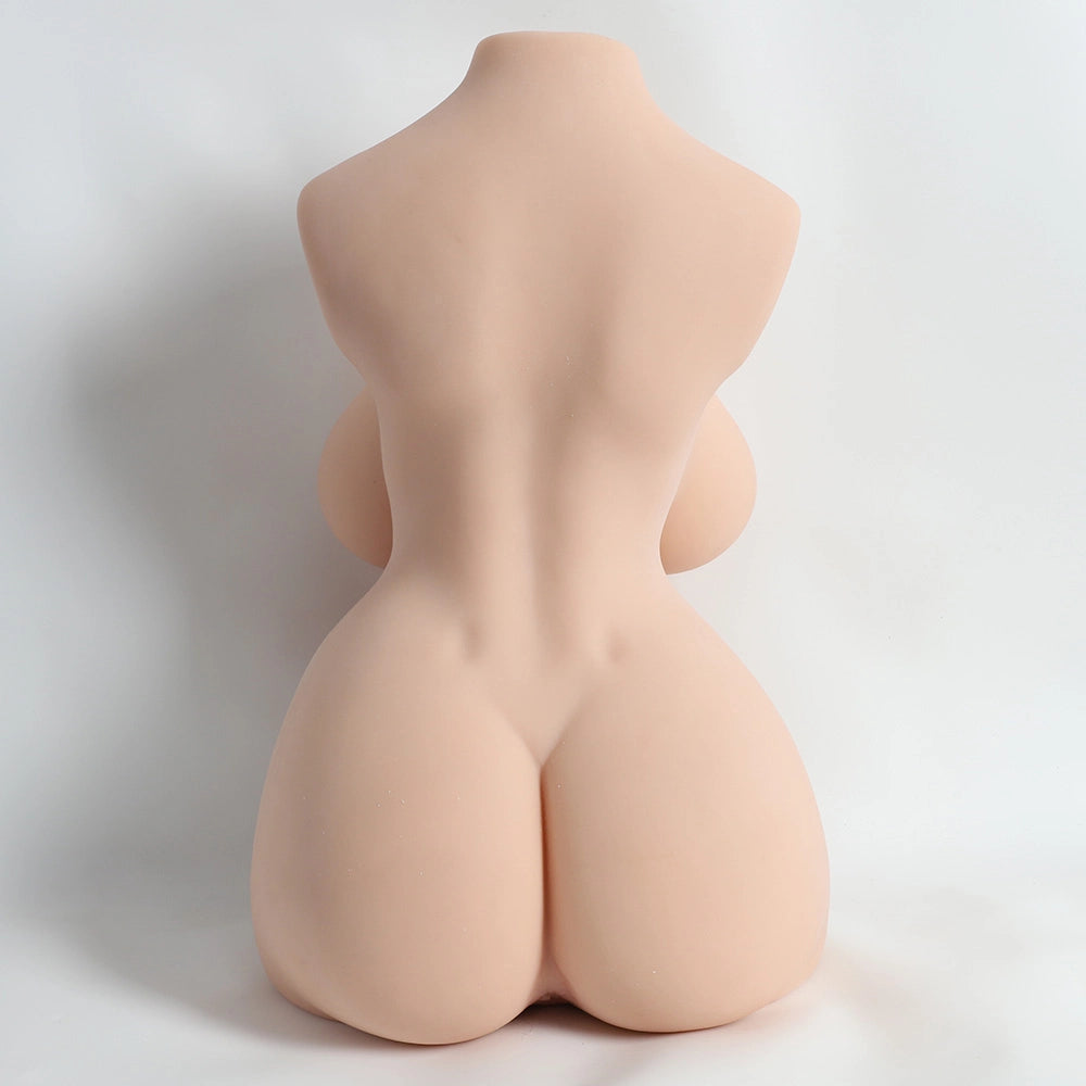 Narada-25.35Lb Shemale Torso With 7.8" X 1.9" Dildo & Lifelike Vaginal