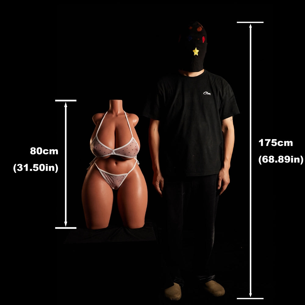 Hazel: 48.5LB BBW Huge Tits Big Ass Silicone Sex Doll Torso